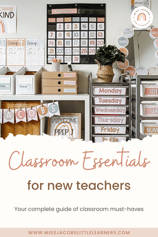 Classroom Teacher Essentials for School - Miss Jacobs Little Learners ...