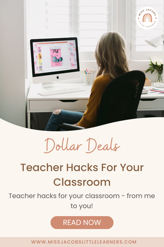 Dollar Deals - teacher hacks for your classroom! - Miss Jacobs Little Learners
