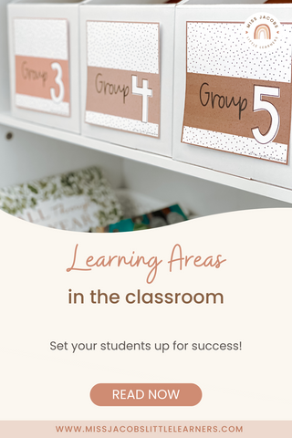 How to Set Up Learning Areas in Your Classroom - Miss Jacobs Little Learners