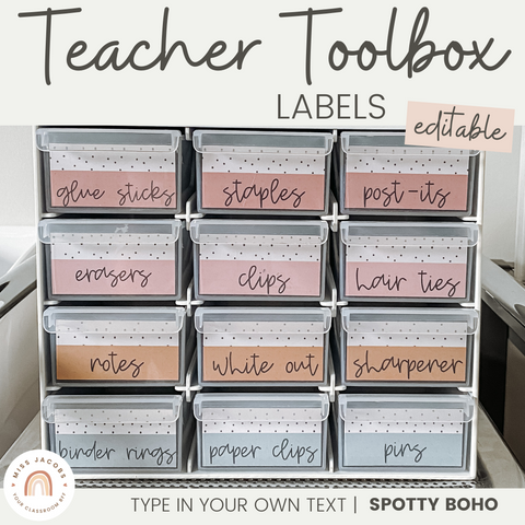 Miss Jacobs Little Learners Top Classroom Decor Trends Spotty boho Teacher Toolbox