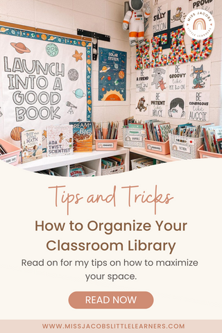 How to Organize Your Classroom Library - Miss Jacobs Little Learners