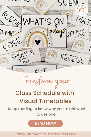 Transform Your Class Schedule with Visual Timetables - Miss Jacobs Little Learners