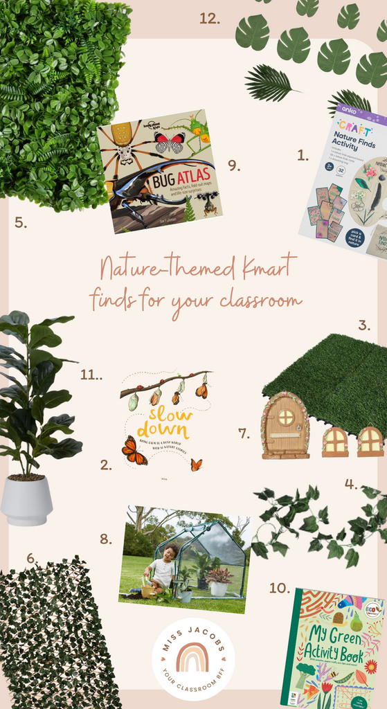 Kmart finds to bring your nature-themed classroom ideas to life