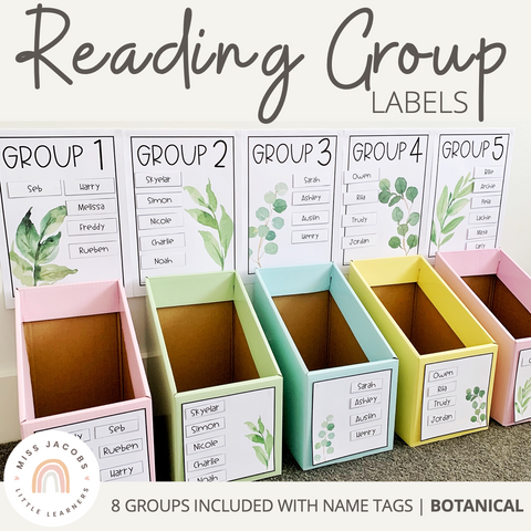 Miss Jacobs Little Learners Top Classroom Decor Trends Botanical Reading Groups