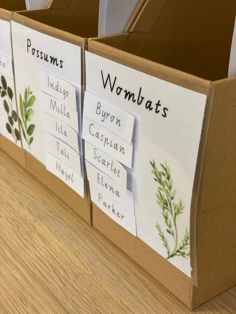 @young.minds.bloom Spin on Miss Jacobs Little Learners Botanical Reading Groups Labels