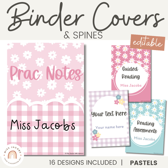 Binder Covers & Spines - #2 - Miss Jacobs Little Learners