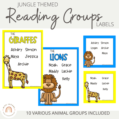Book Box Labels {Editable Student Name Labels} - Miss Jacobs