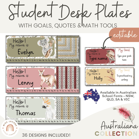 Student Affirmation Stickers Animal Theme Printable by A Plus Learning