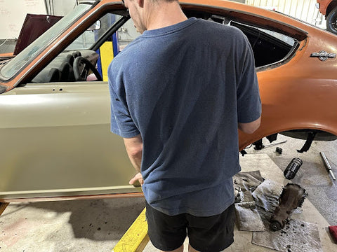 datsun 420z door install