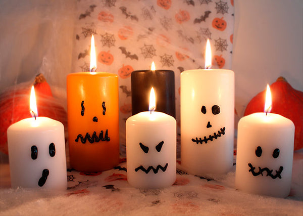 5 idées DIY pour une décoration d'Halloween avec des bougies !