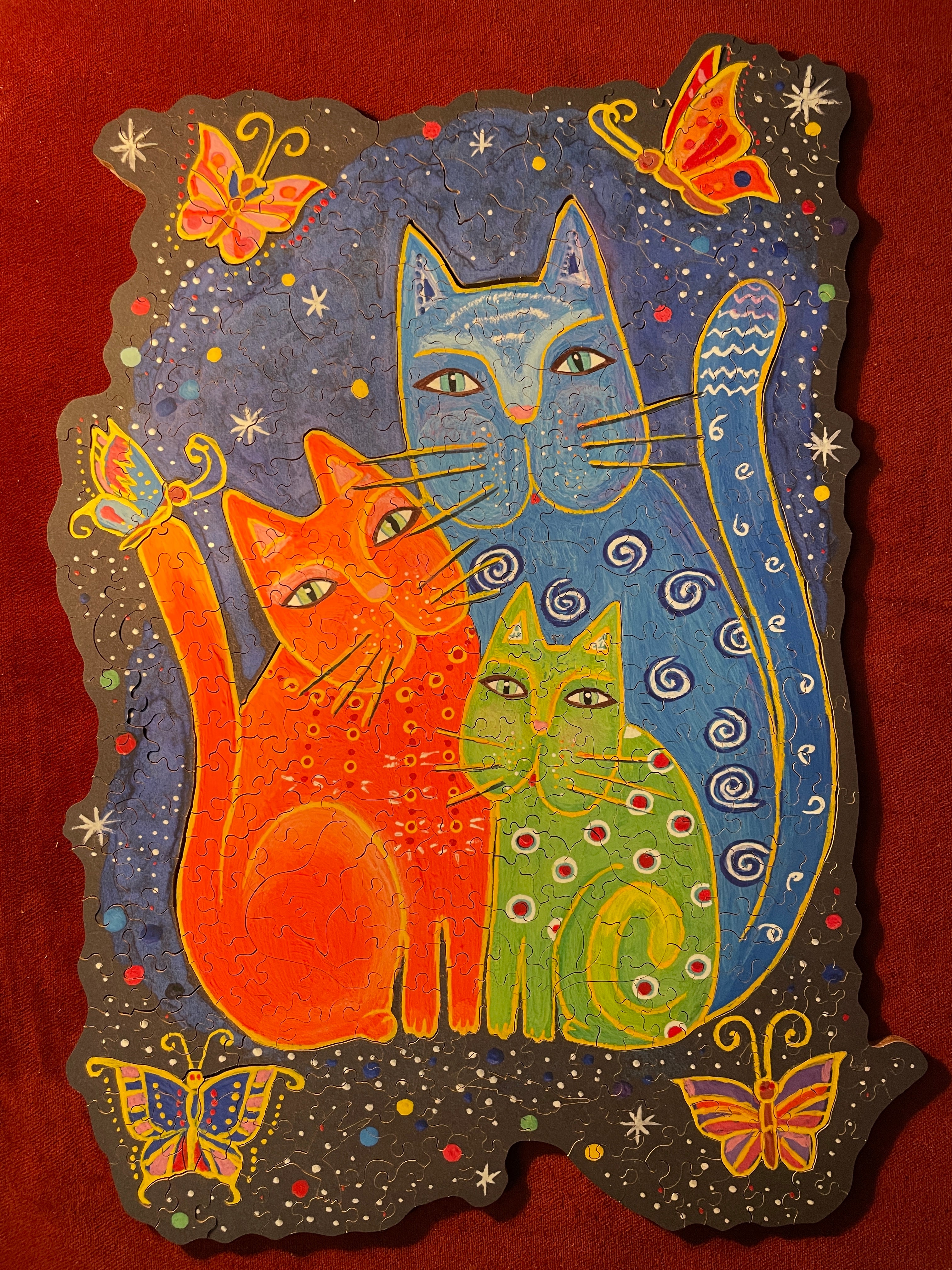 A family of cats