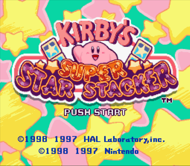 Kirby Super Star Stacker - SNES English Port| GameSets