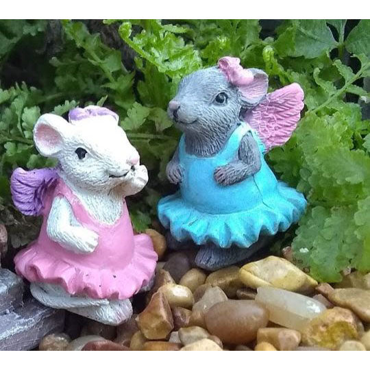 Mouse Rowing Boat, Fairy Garden, Mini Mouse, Miniature Mouse