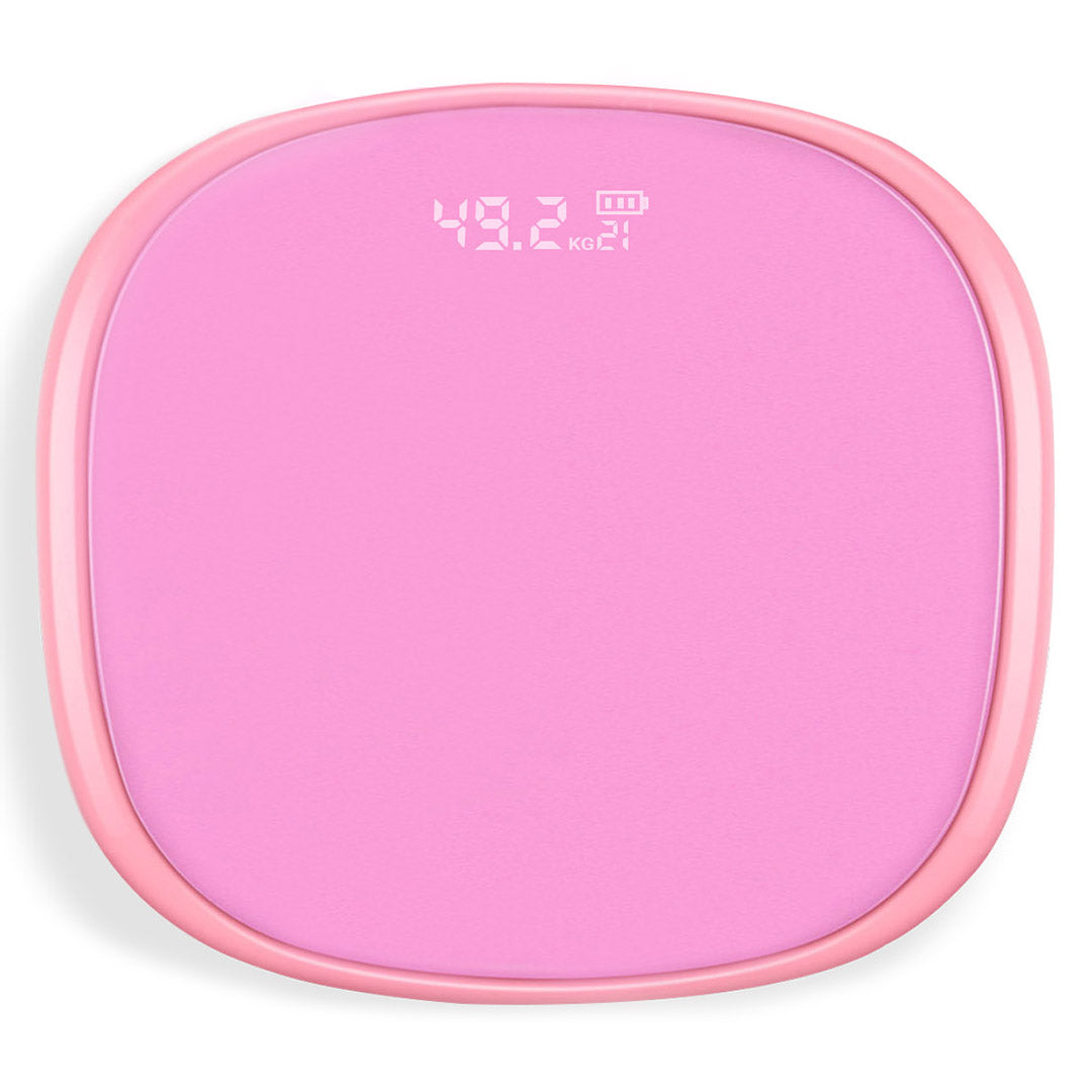 SOGA 180kg Digital LCD Fitness Electronic Bathroom Body Weighing Scale Pink - Deals499