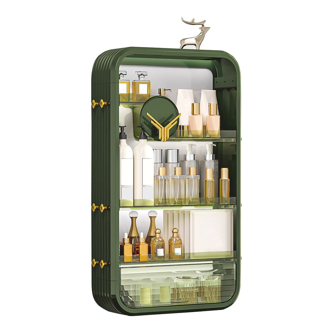 SOGA Green Multi Tier Cosmetic Storage Rack Bathroom Vanity Tray Display Stand Organiser - Deals499