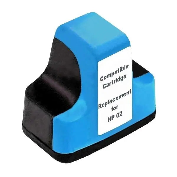 #02 Cyan High Capacity Remanufactured Inkjet Cartridge HP