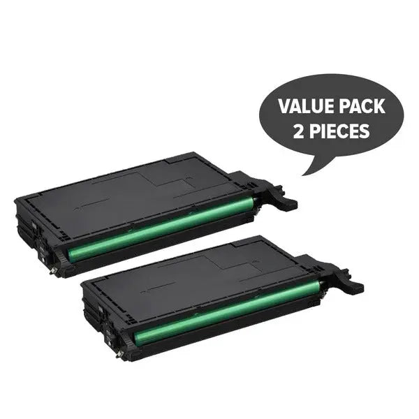 2 x CLT-K508K Premium Generic Black Toner SAMSUNG