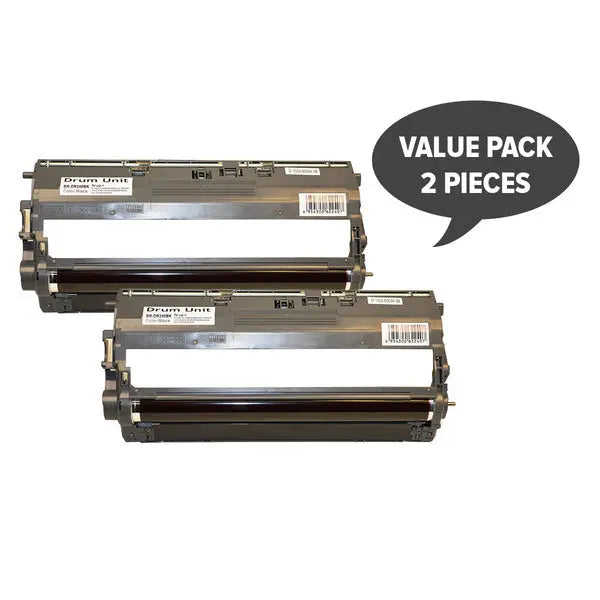 2 x DR-240 Black Premium Generic Drum Unit BROTHER