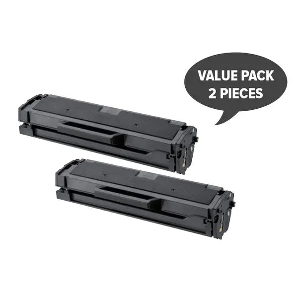 2 x MLT-D101S Black Premium Generic Toner SAMSUNG