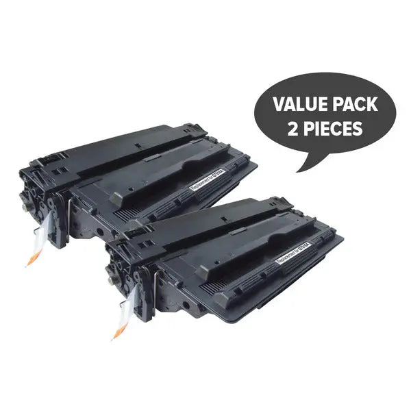 2 x Q7516A CART309 Black Premium Generic Toner HP