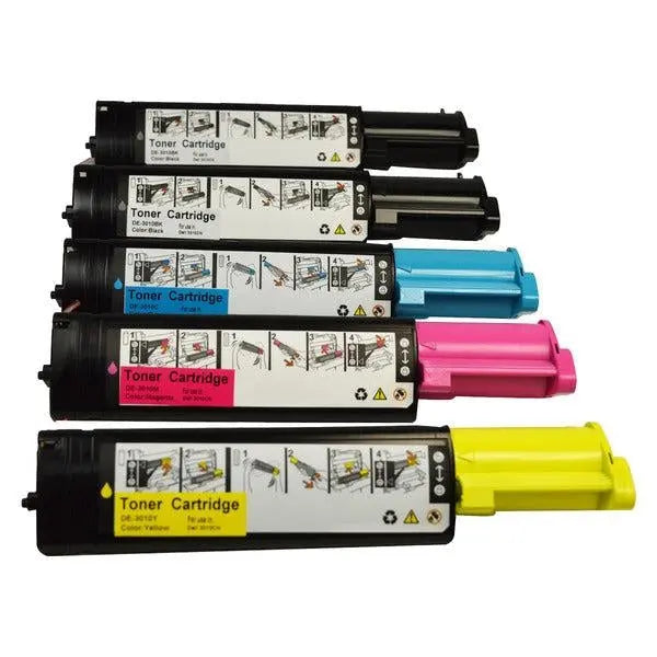 3010 Series Generic Toner Set PLUS Extra Black DELL