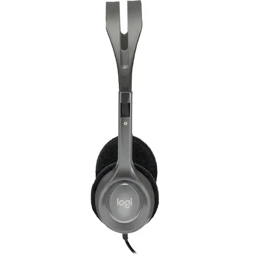 LOGITECH H110 Stereo Headset Over-the-head Headphone 3.5mm Versatile Adjustable Microphone for PC Mac (LS) LOGITECH