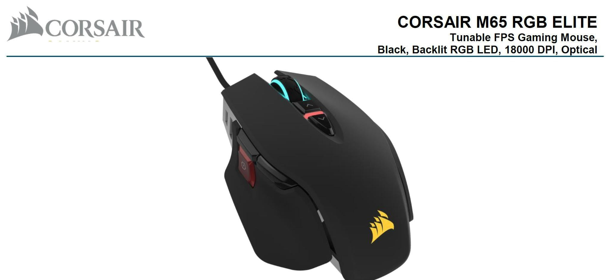 corsair m65 rgb driver