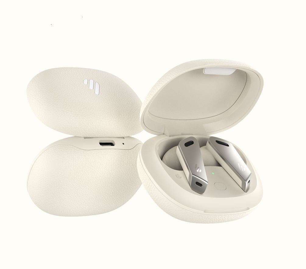 EDIFIER TWSNB2 True Wireless Earbuds with Active Noise Cancellation, Ambient Mode, Wearing Detection, Master-Slave Switch Function-White EDIFIER