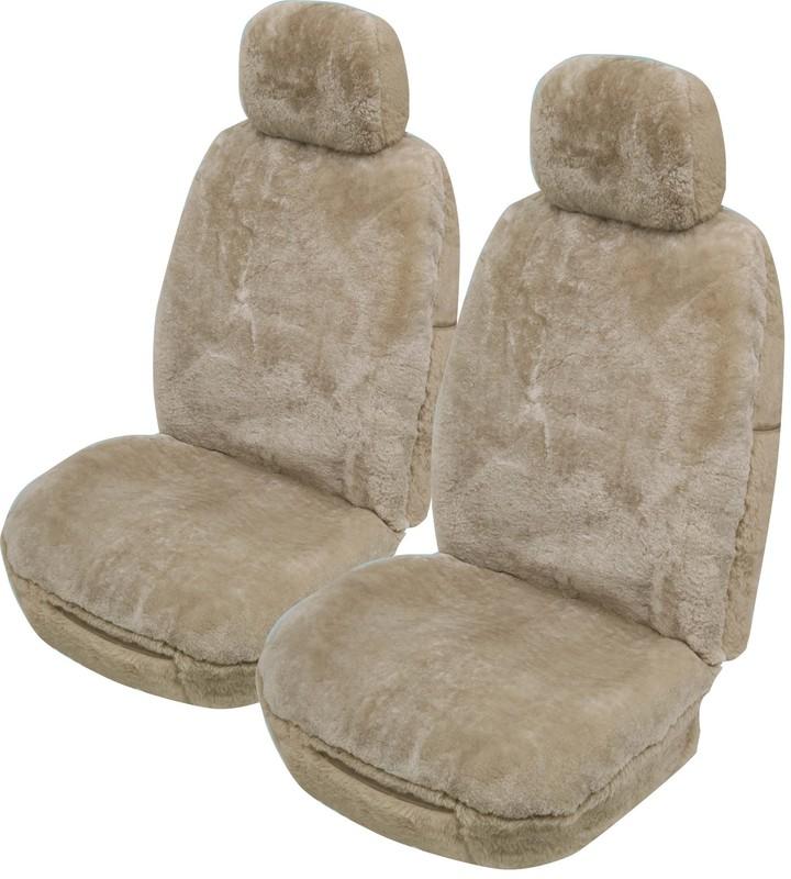 Softfleece Sheepskin Seat Covers - Universal Size (20mm) from Deals499 at Deals499