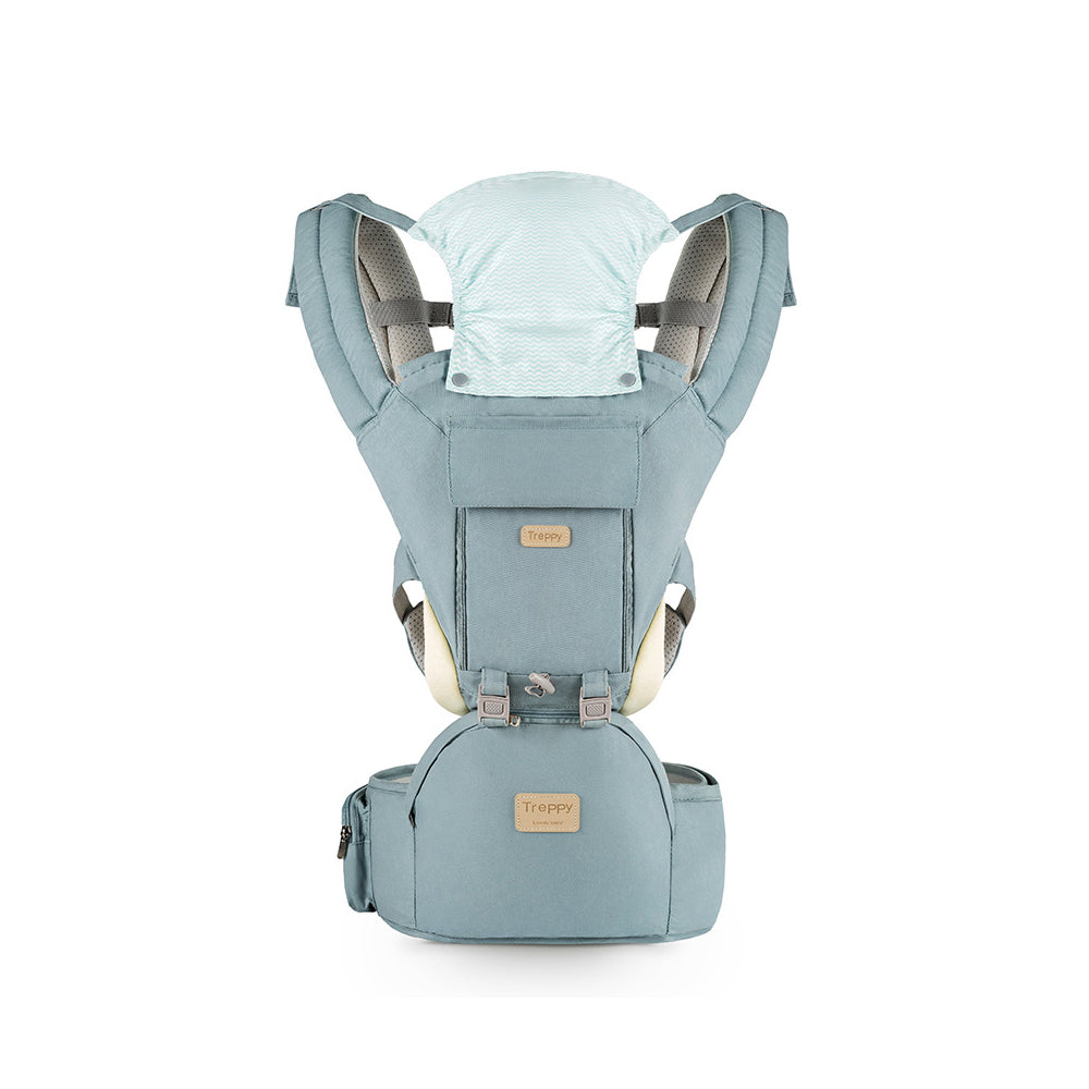 Adjustable Ergonomic Infant Baby Carrier With Hip Seat Stool Wrap Sling Backpack Lake Blue Deals499