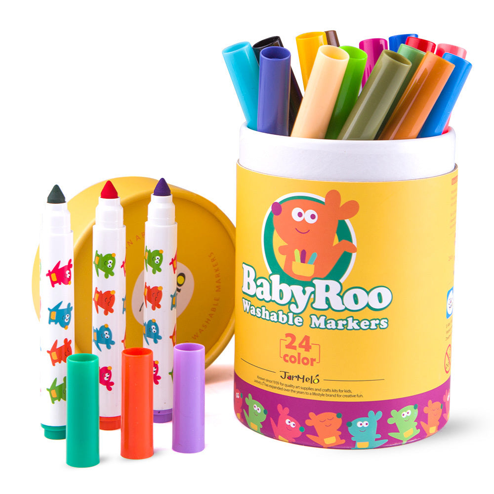 WASHABLE MARKERS -BABY ROO 24 COLOURS Deals499