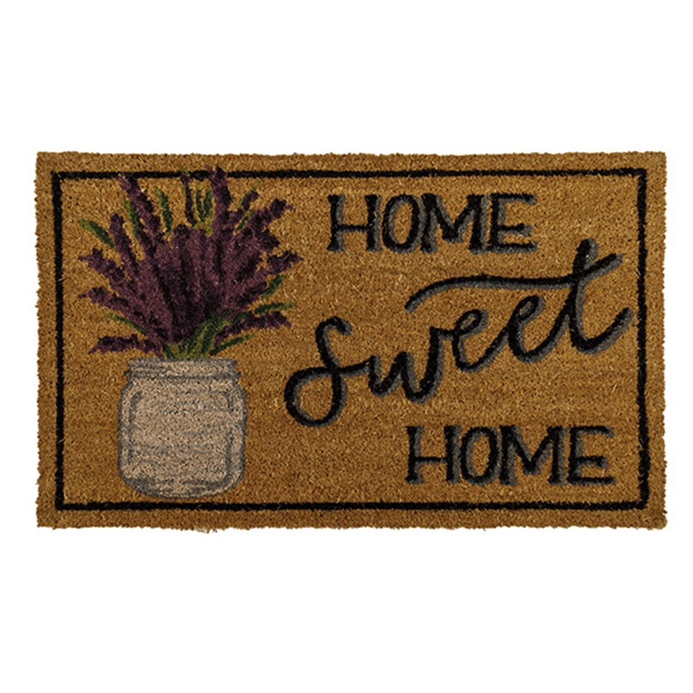 2 x Sweet Home mat Doormat for Front Door Entryway Outdoor Floor mat Cursive Natural Coconut Coir Mat Deals499