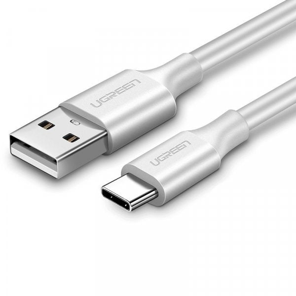 UGREEN 60121 USB 2.0 Type-A to Type-C Male Nickel Plated Cable 1M (White) Deals499