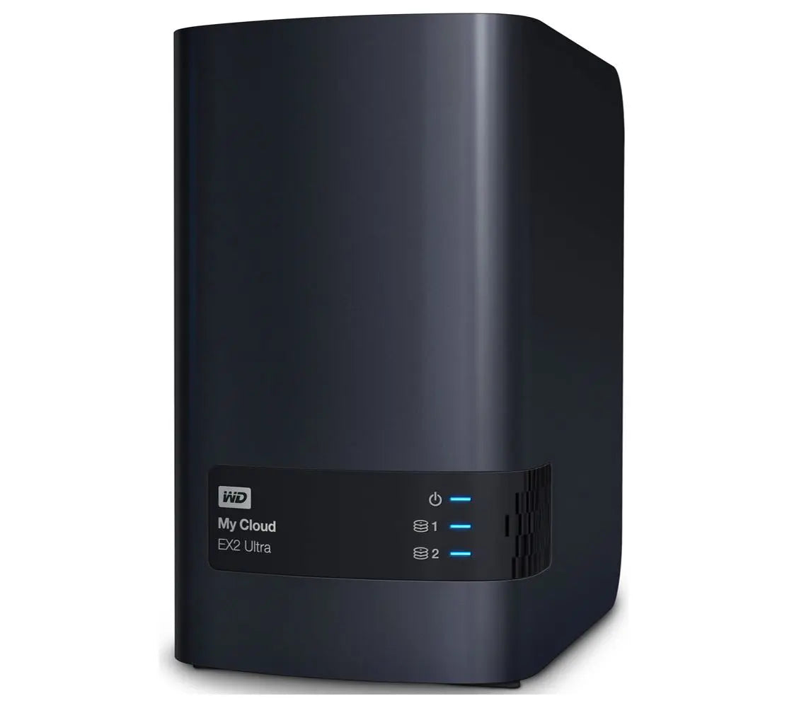 WESTERN DIGITAL Digital WD My Cloud EX2 Ultra 8TB 2 Bay NAS 1.3GHz Dual-Core 1GB DDR3 RAID 2xUSB3.0 GbE LAN Sync Auto Backup 256 AES Encrypt Windows