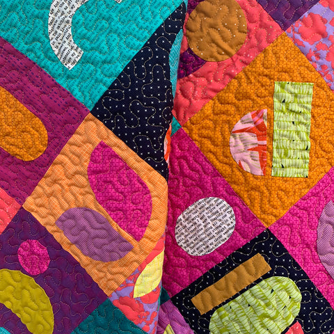 Naive Melody quilt by Jenn McMillan