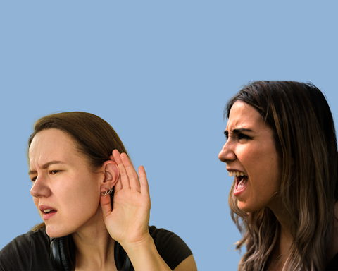 Cosas que se deben evitar al hablar con personas con problemas de audición.