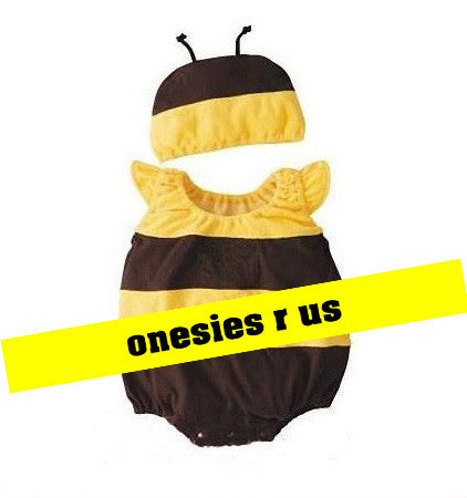 bumble bee onesie baby