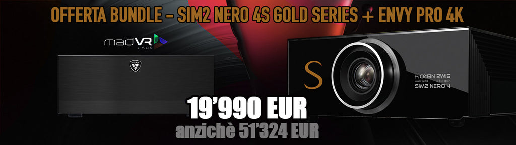 bundle SIM2 NERO 4S Gold series + MadVR Envy PRO