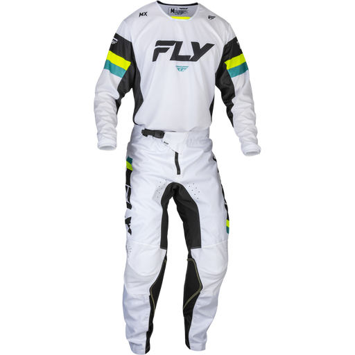 FLY Racing 2024 Kinetic Reload Jersey Pant Combo Khaki/Black/Hi-Vis