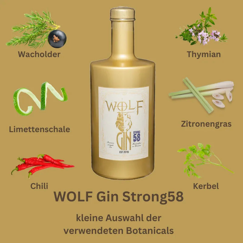 Wolf Gin Strong58 - Gin aus Bayern
