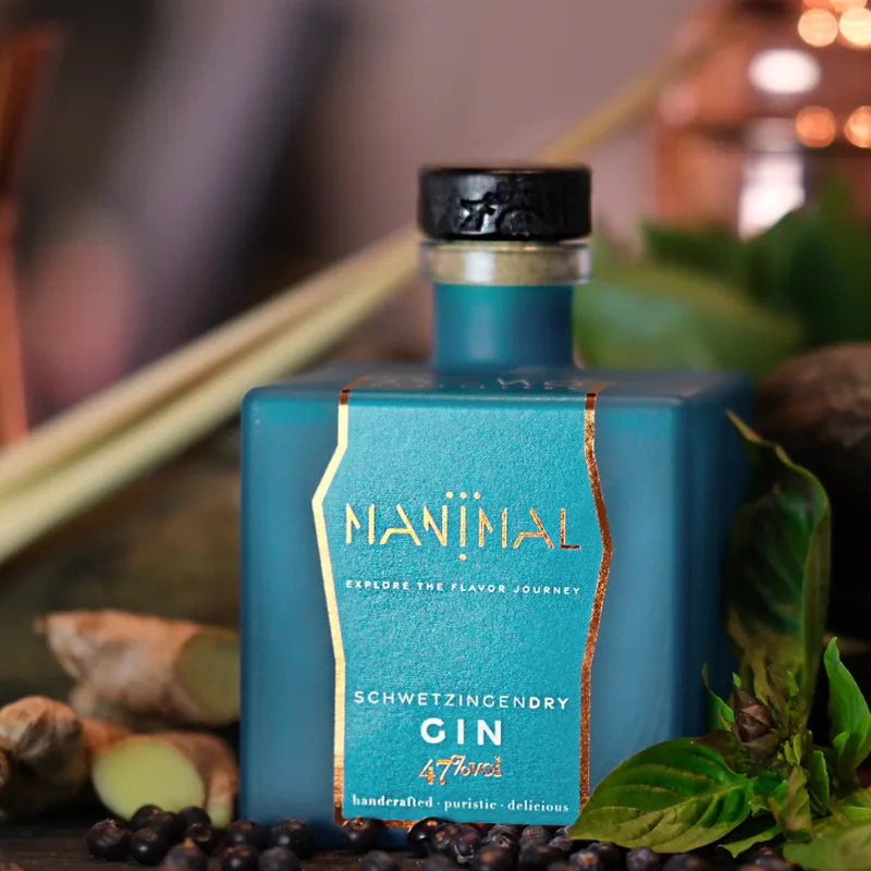 MANIMAL Schwetzingen Dry Gin angerichtet