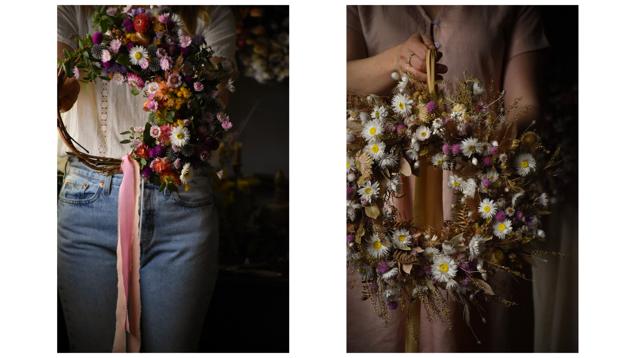 amble and twine dried flowers australia how to make a dried flower wreath