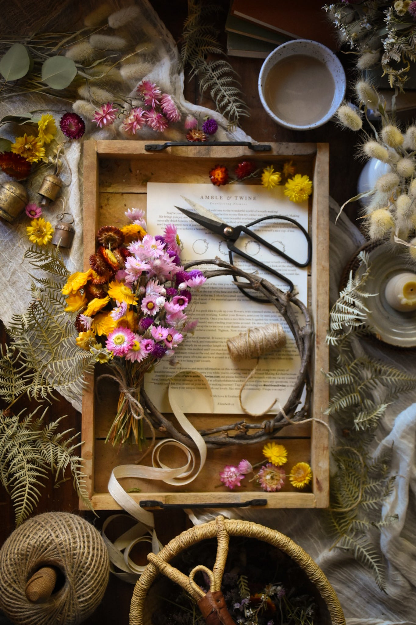 amble and twine dried flowers australia how to make a dried flower wreath