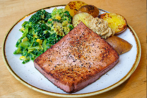 Laberkas - veganer Leberkäse aus Tofu - ohne Zusatzstoffe