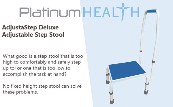 AdjustaStep Deluxe Step Stool With Handle