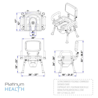 platinum health ultra commode