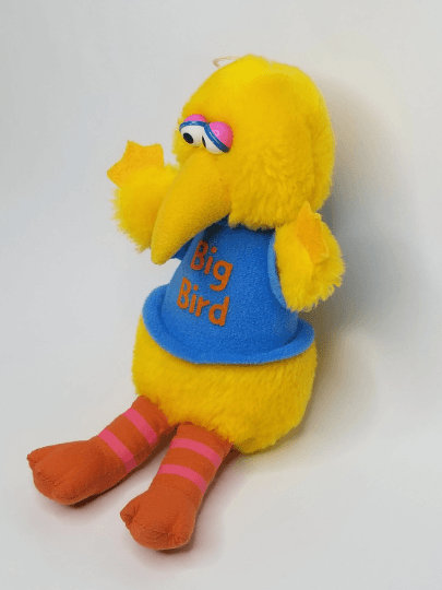 big bird stuffed animal 90s