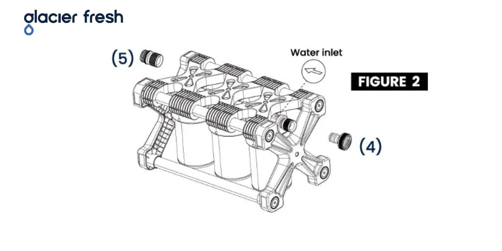 Install the garden hose quick connector