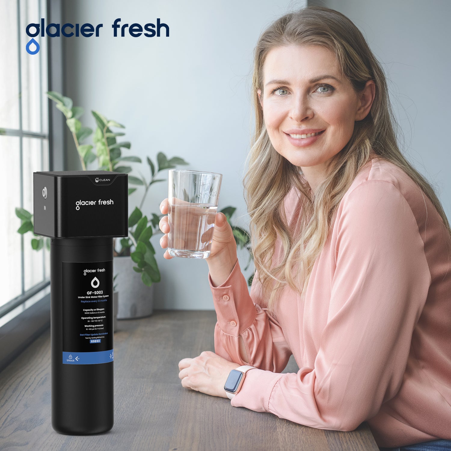 Glacier Fresh Under Sink Water Filter Direct Connect Filtration Syste 7609