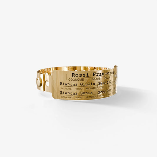 Birth Bracelet for Mother - 2 children